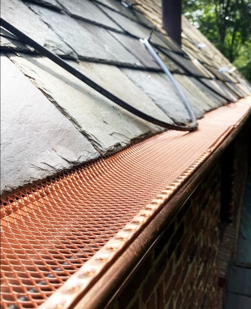 Copper Gutter Installation New London County CT