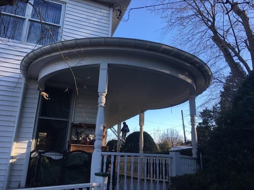 New London CT Radius Gutter