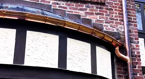 New London CT Radius Gutters