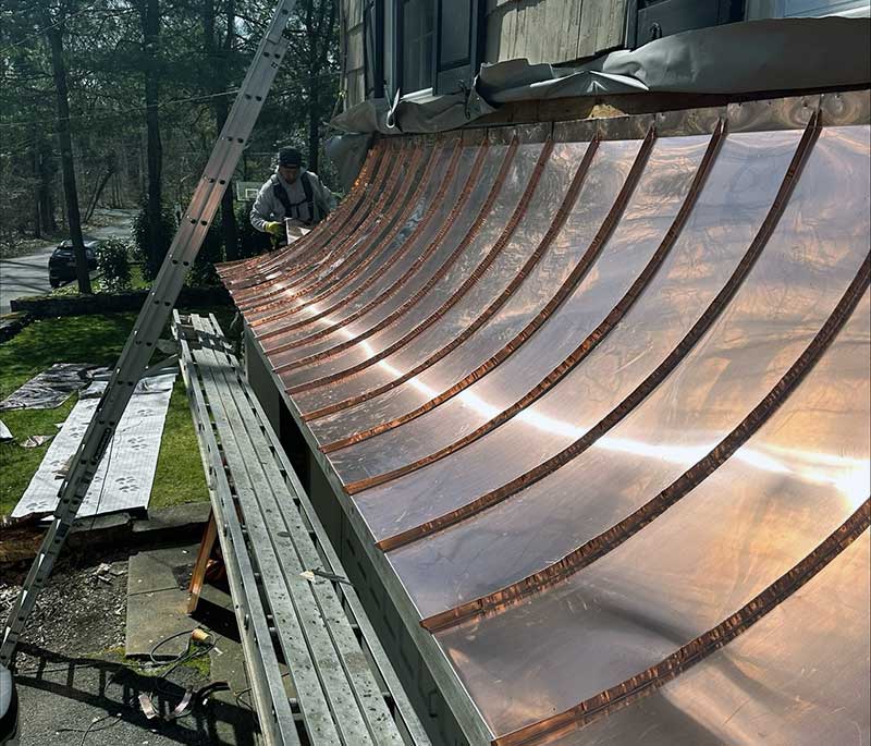 Standing Seam Metal Roofing Installation New London CT